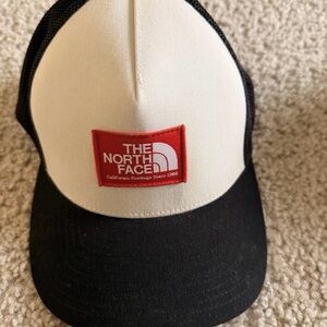 The North Face Cream and Black Cap